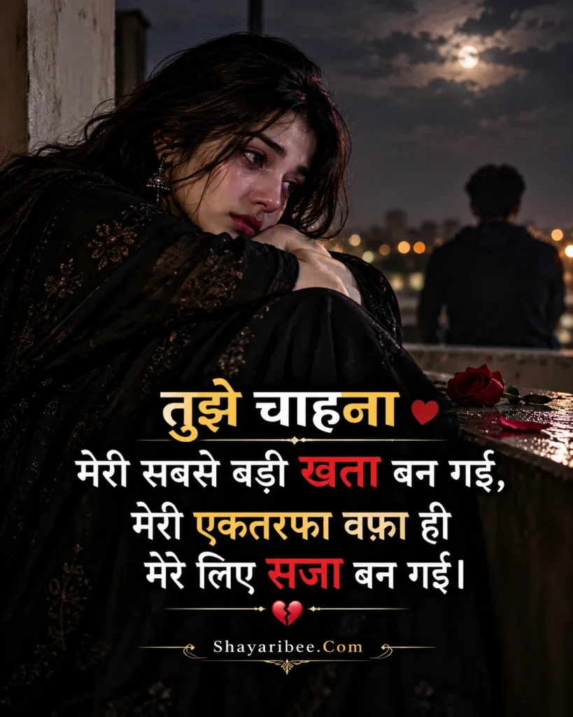 One Sided Love Sad Shayari Collection