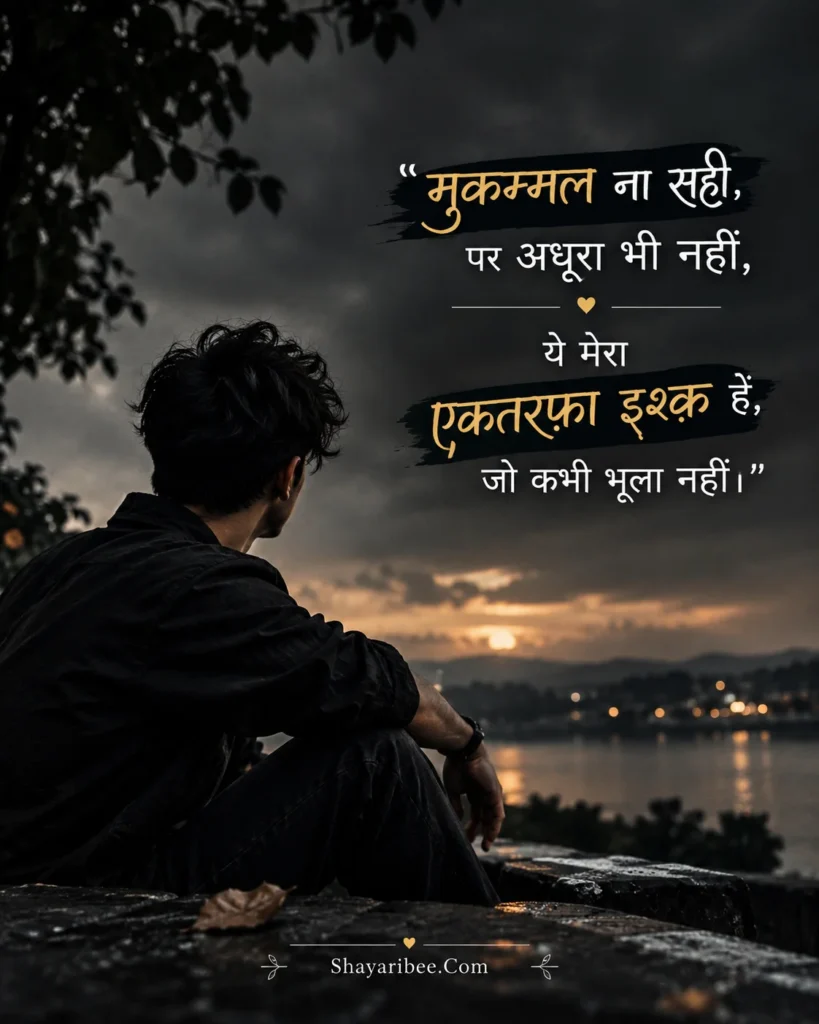 Urdu Ek Tarfa Pyar Shayari Collection
